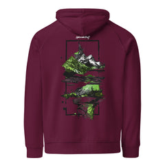 Hoodie - Backprint - Green Land