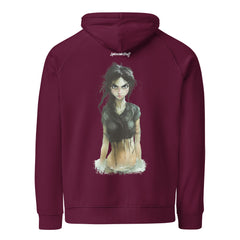 Hoodie - Backprint - Angry girl