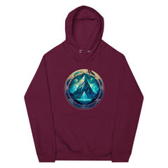 Hoodie - Frontprint - Icy mountain