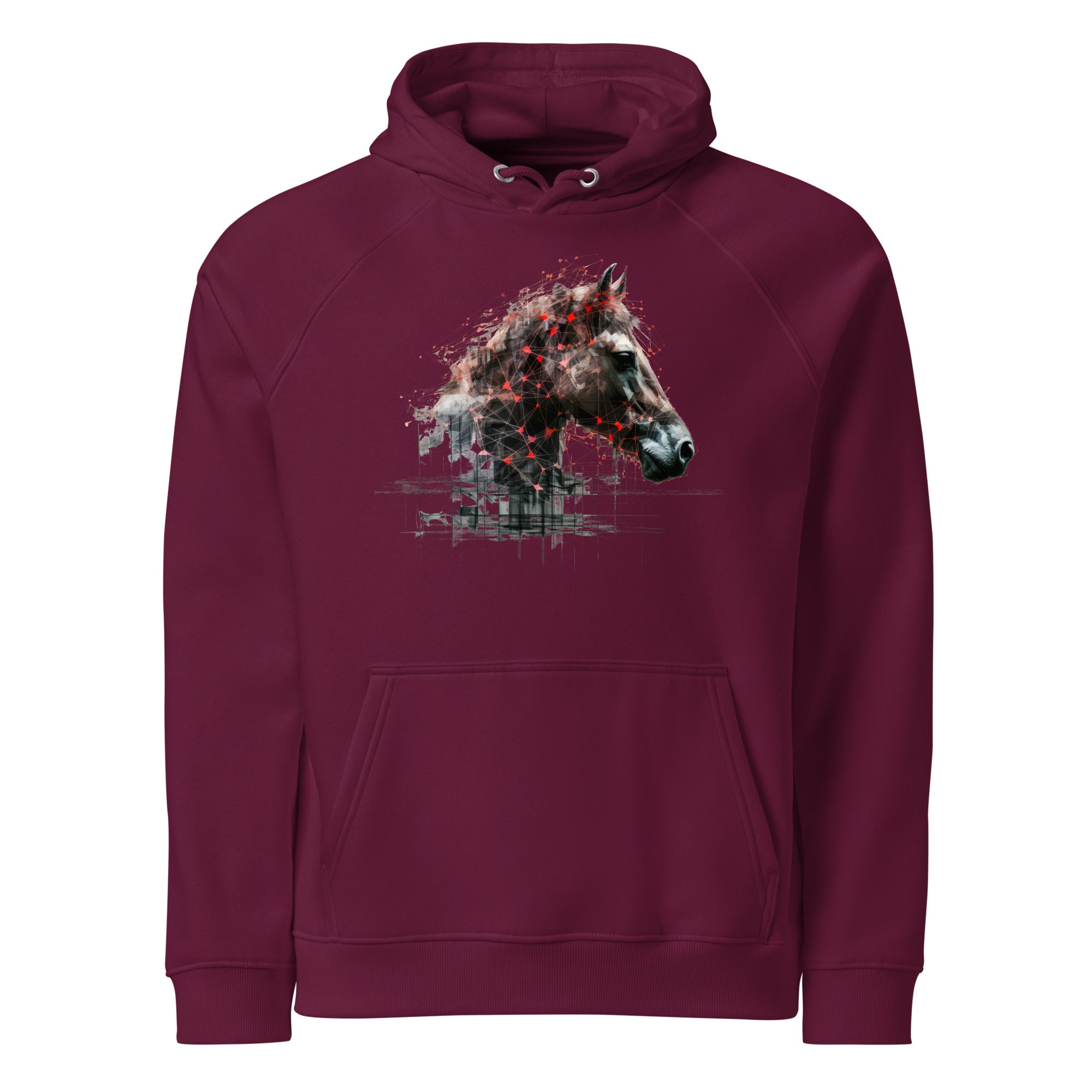 Hoodie - Frontprint - Pferd Grafik