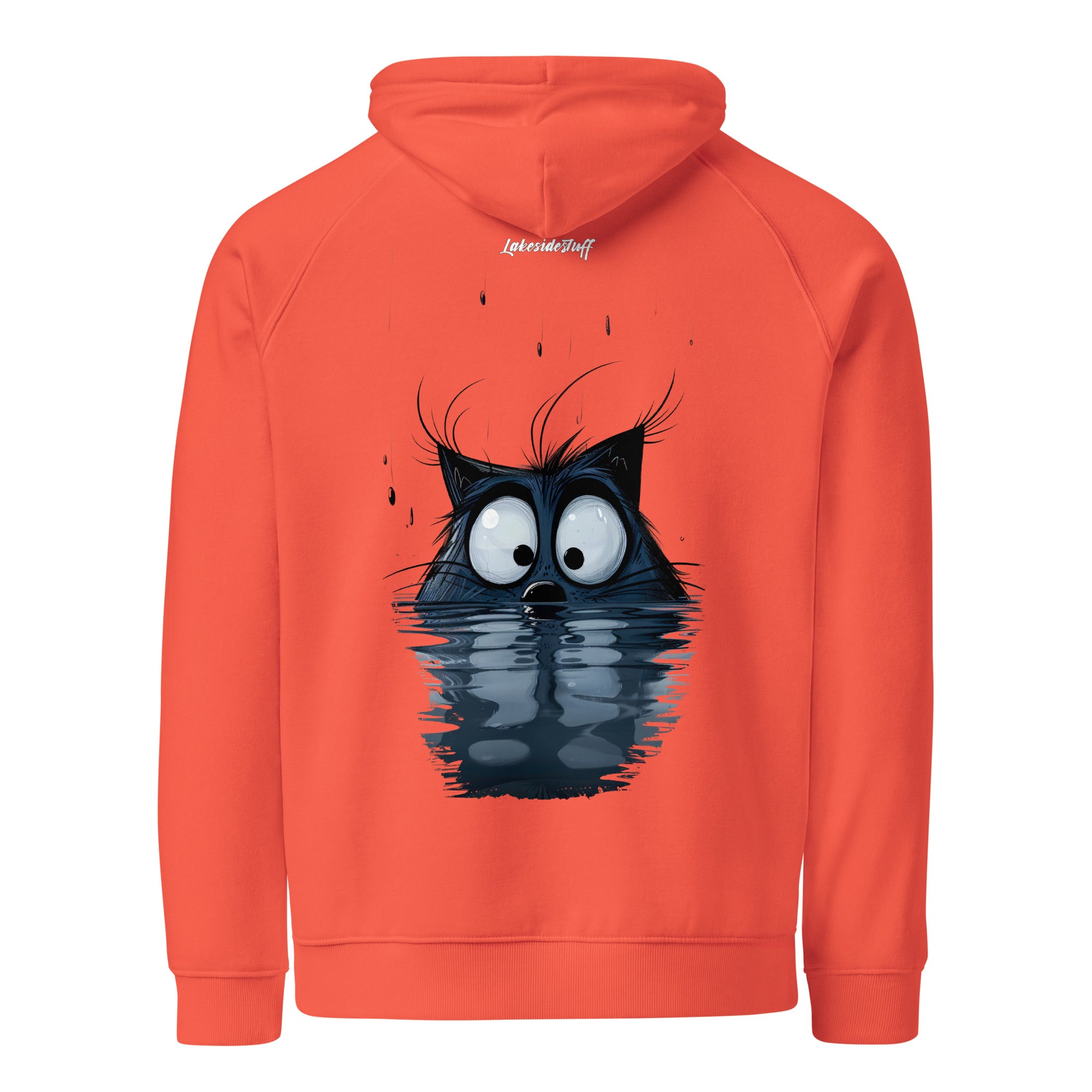 Hoodie - Backprint - Water Cat