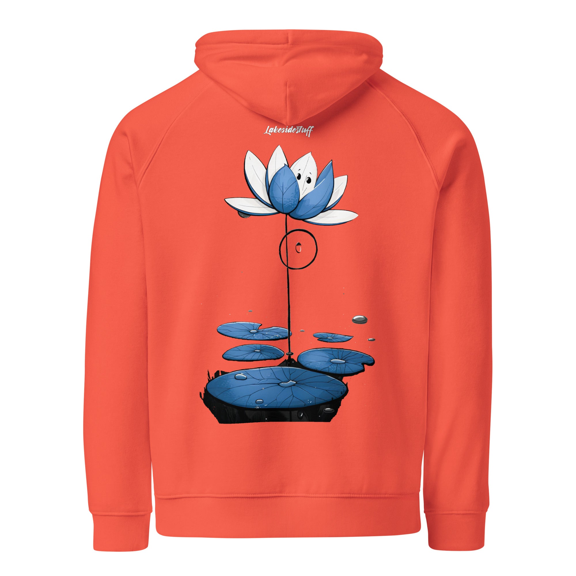 Hoodie - Backprint - Water Lily