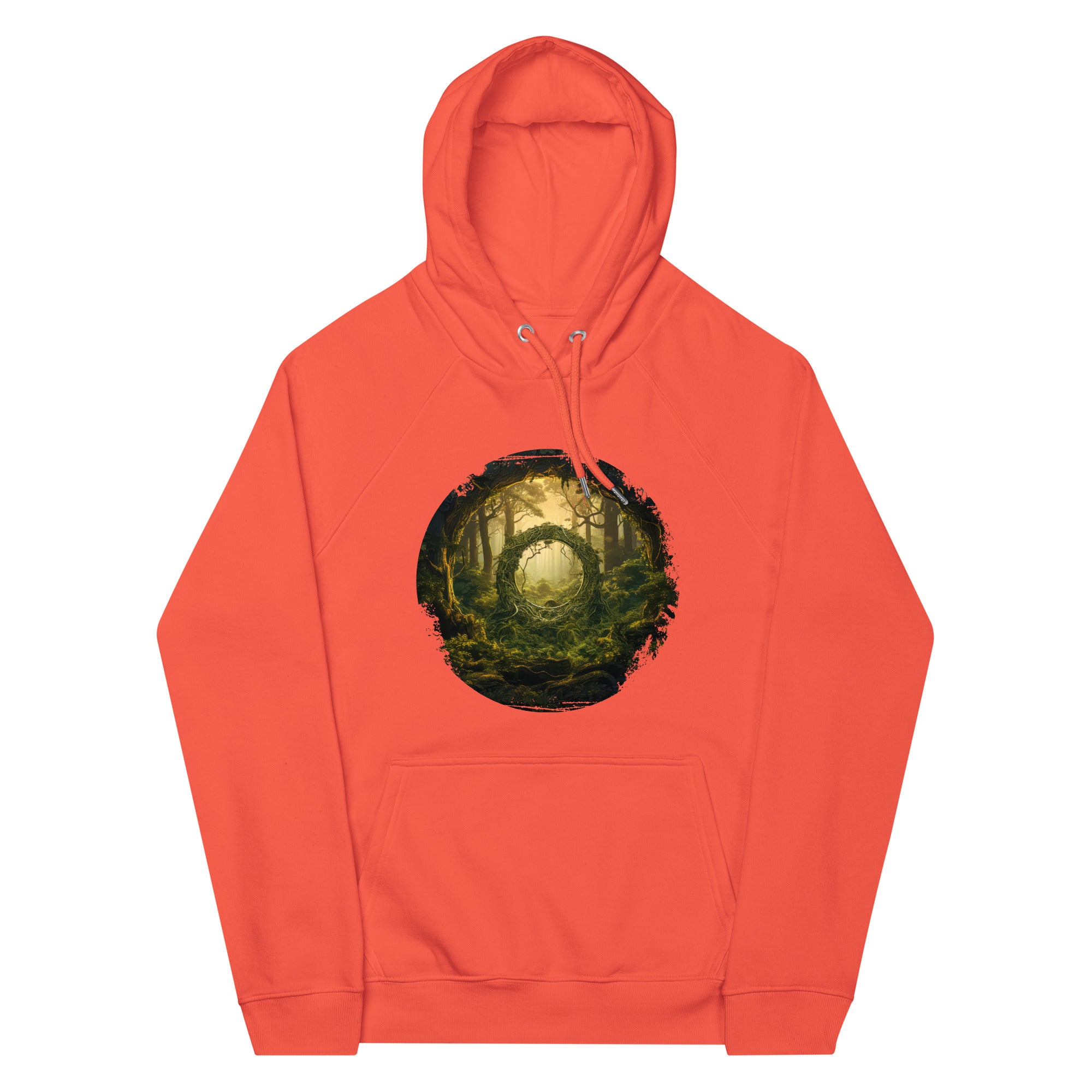 Hoodie - front print - Portal in the woods