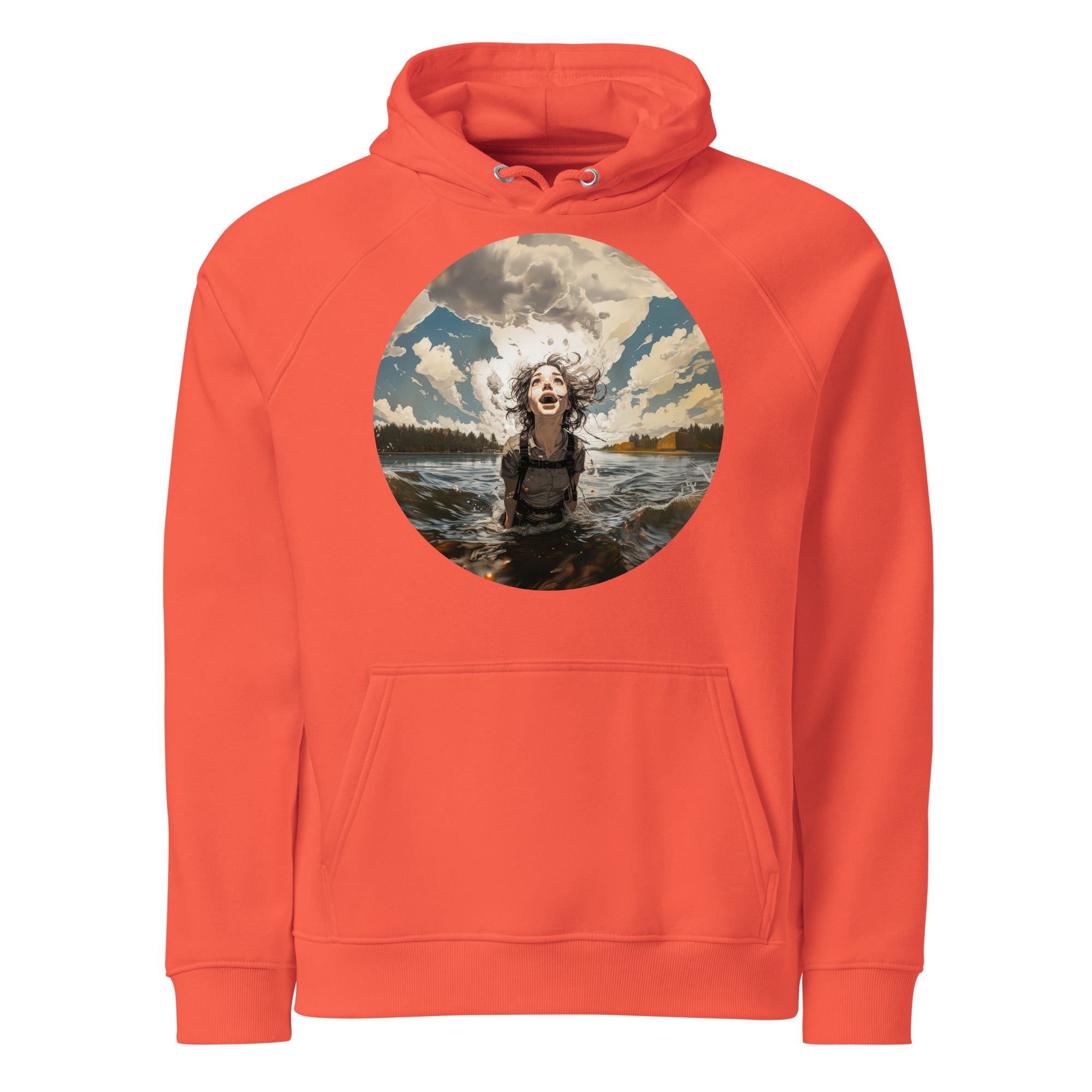 Hoodie - front print - Coming from the lake