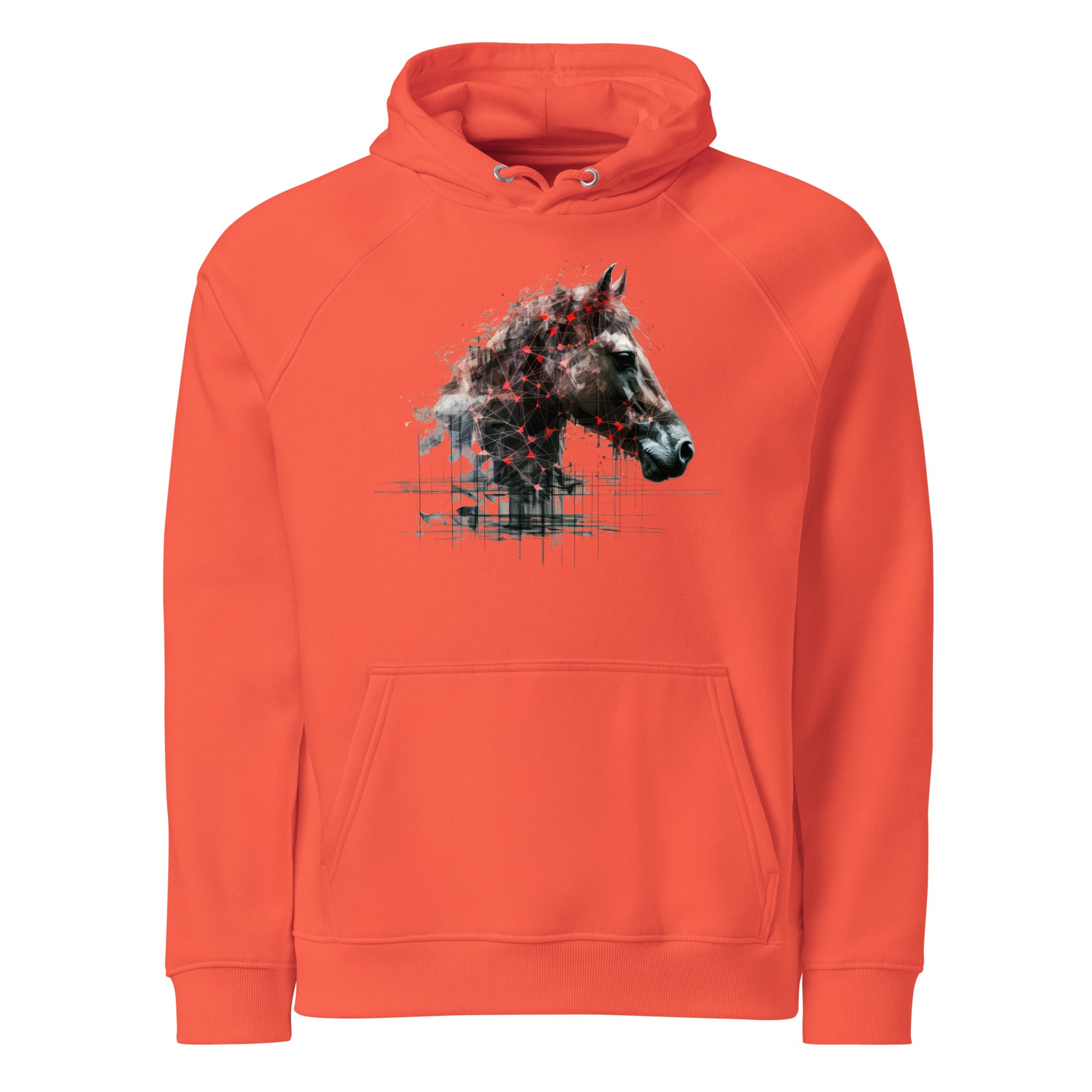 Hoodie - Frontprint - Pferd Grafik