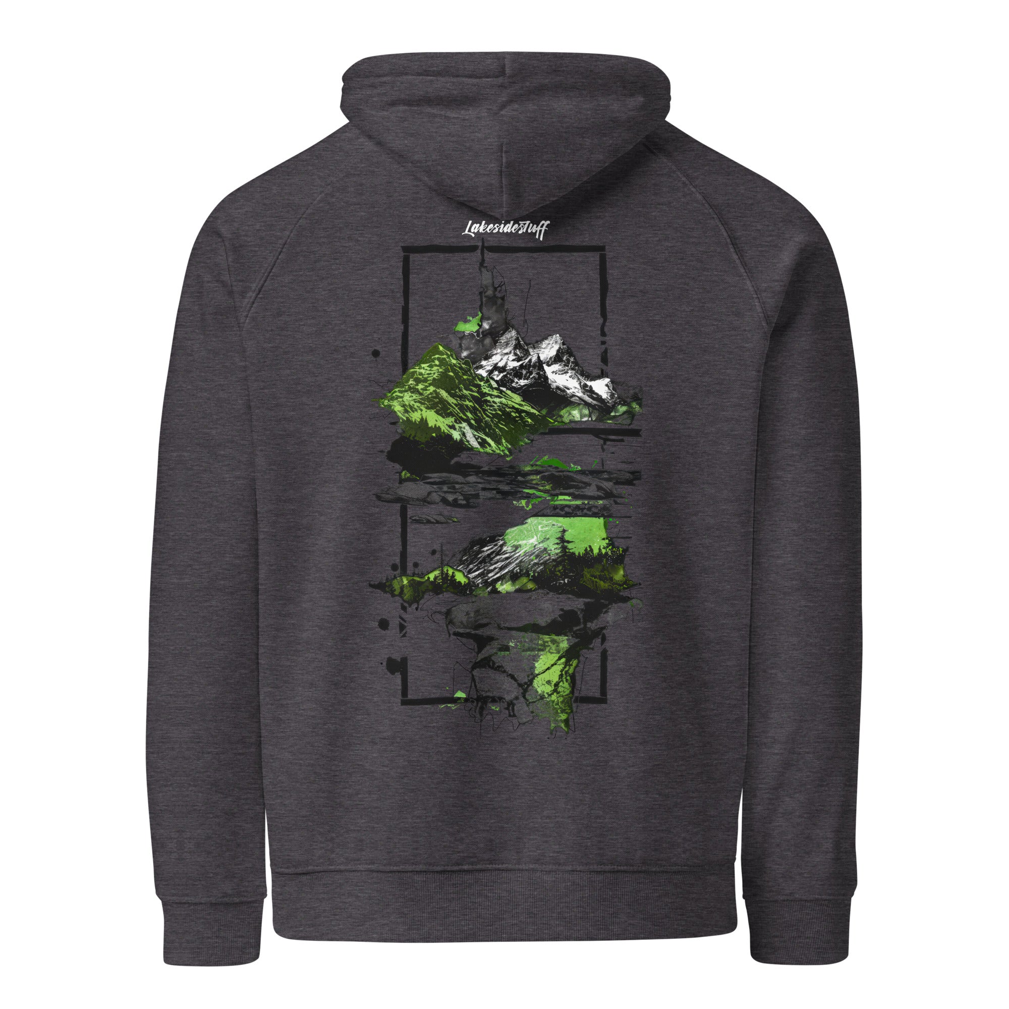 Hoodie - Backprint - Green Land