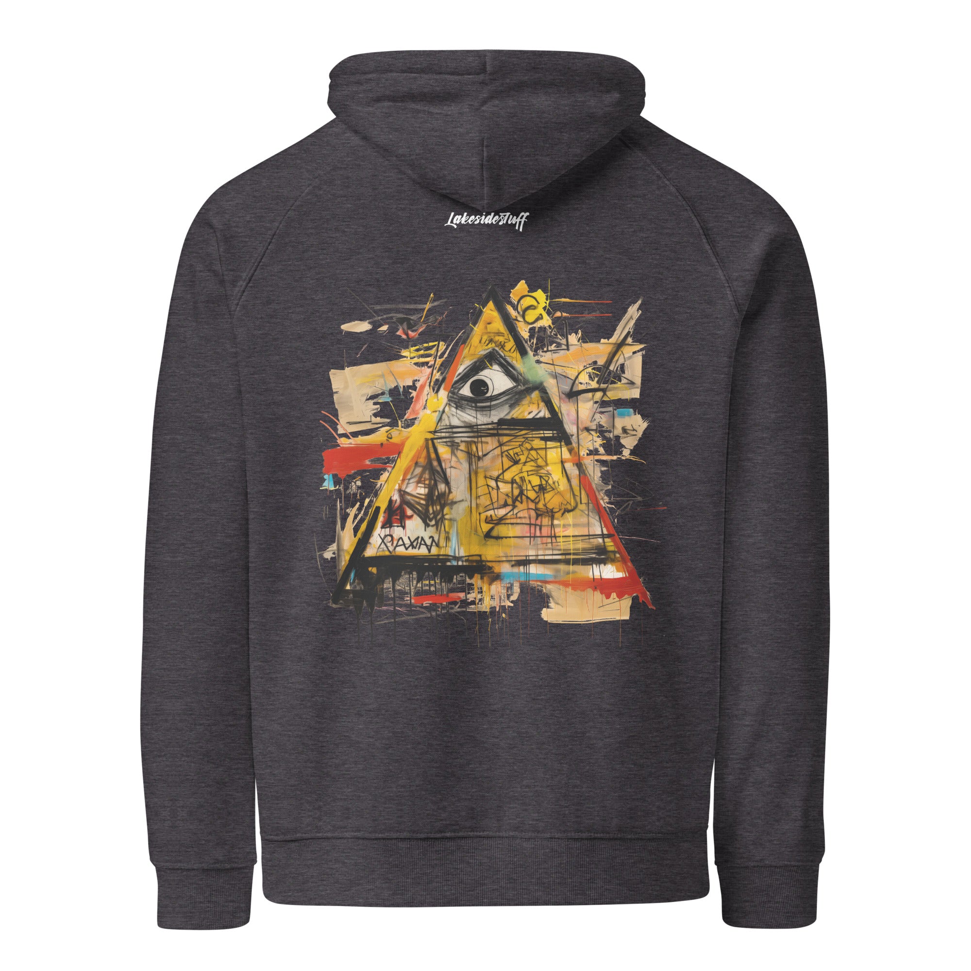 Hoodie - Backprint - Abstract pyramid