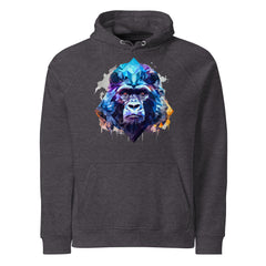 Hoodie - Frontprint - polygon monkey