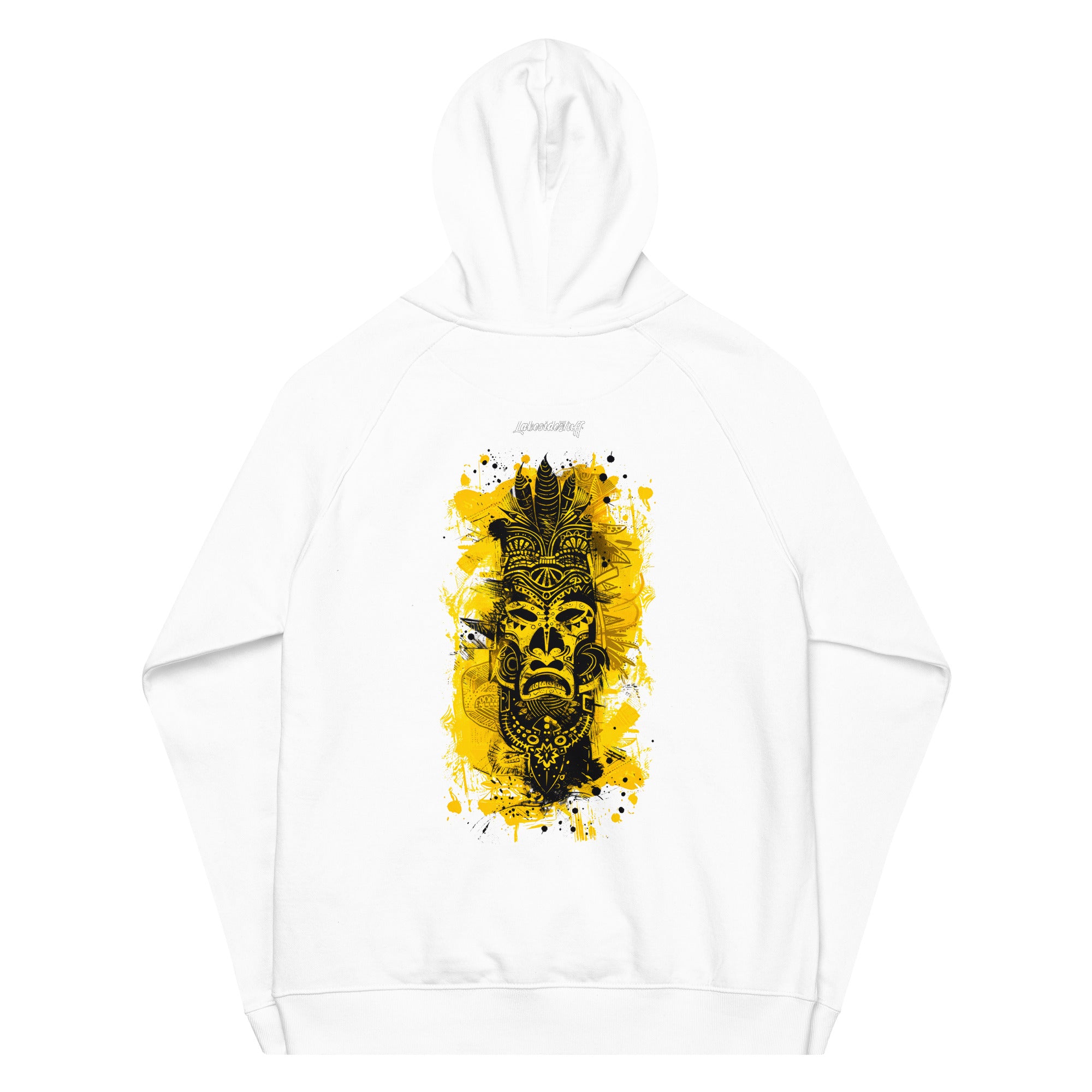 Hoodie - Backprint - Yellow Tattoo Art