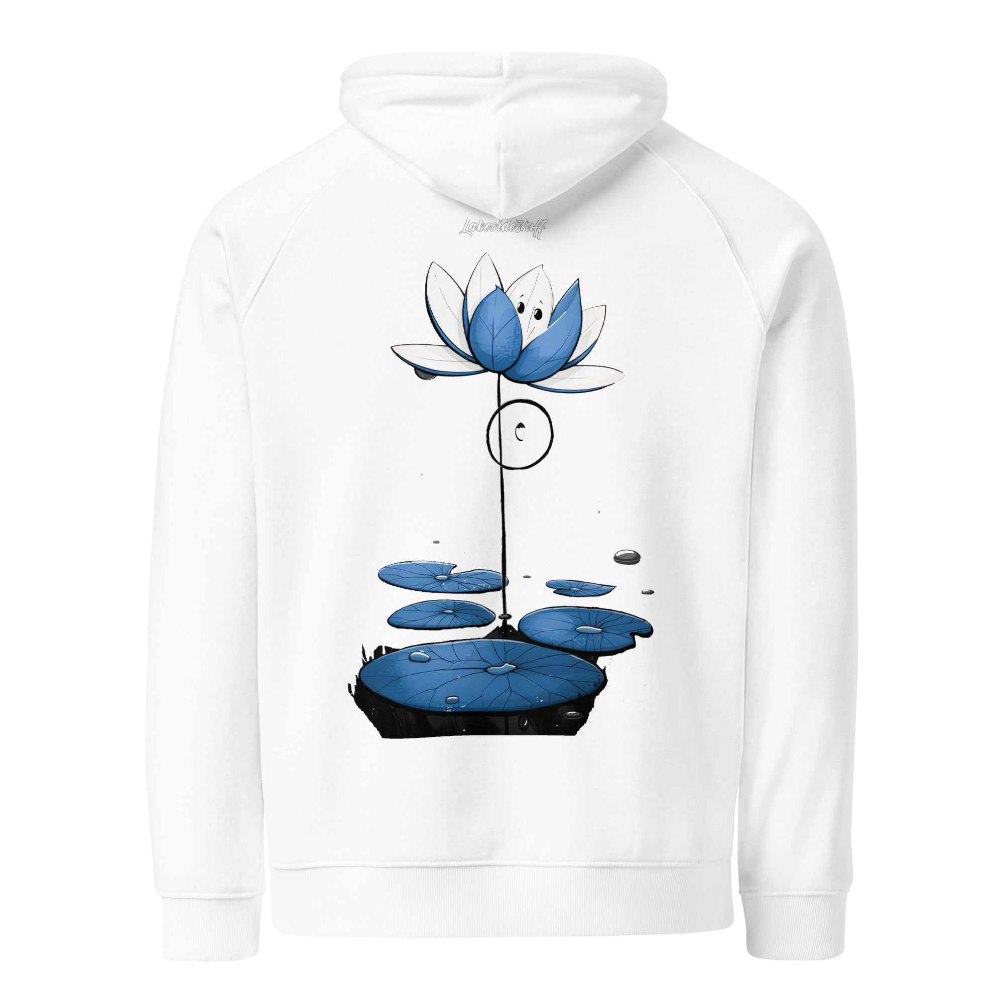 Hoodie - Backprint - Water Lily