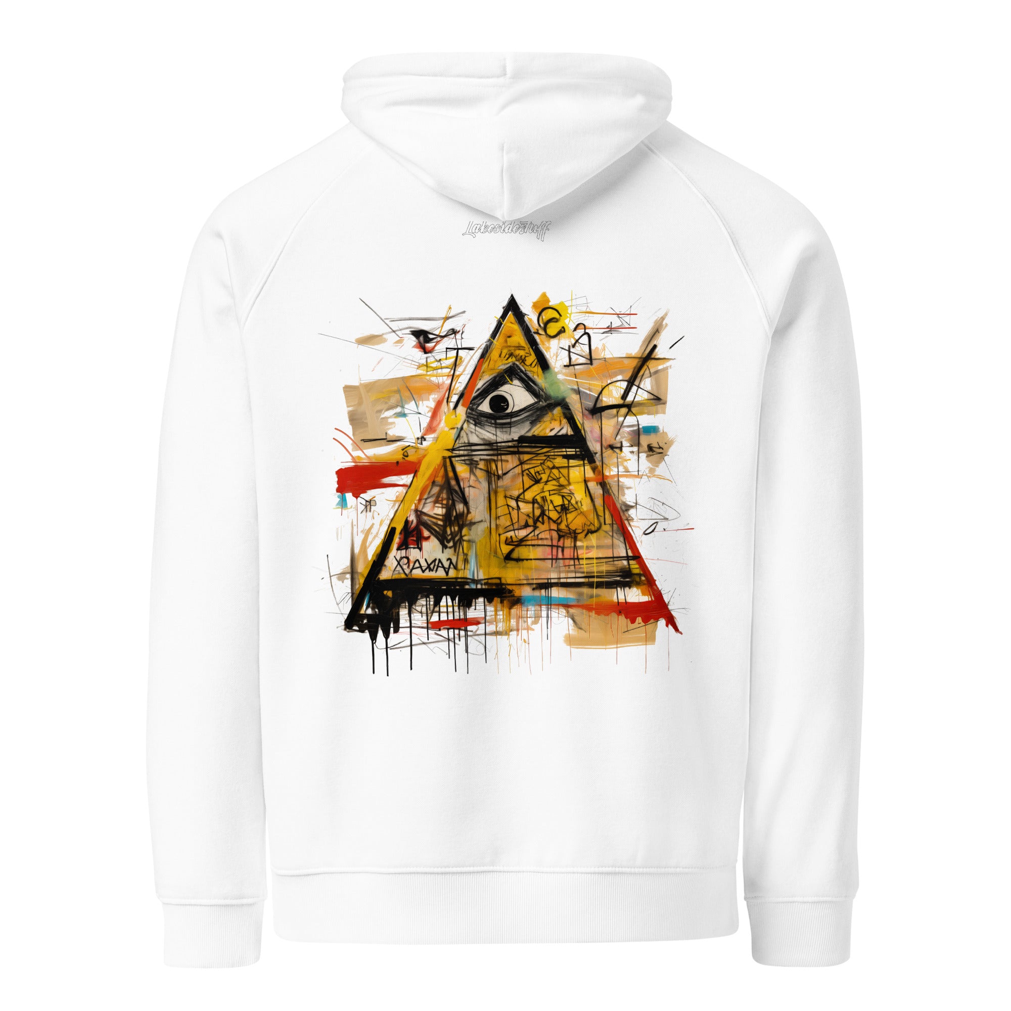 Hoodie - Backprint - Abstract pyramid