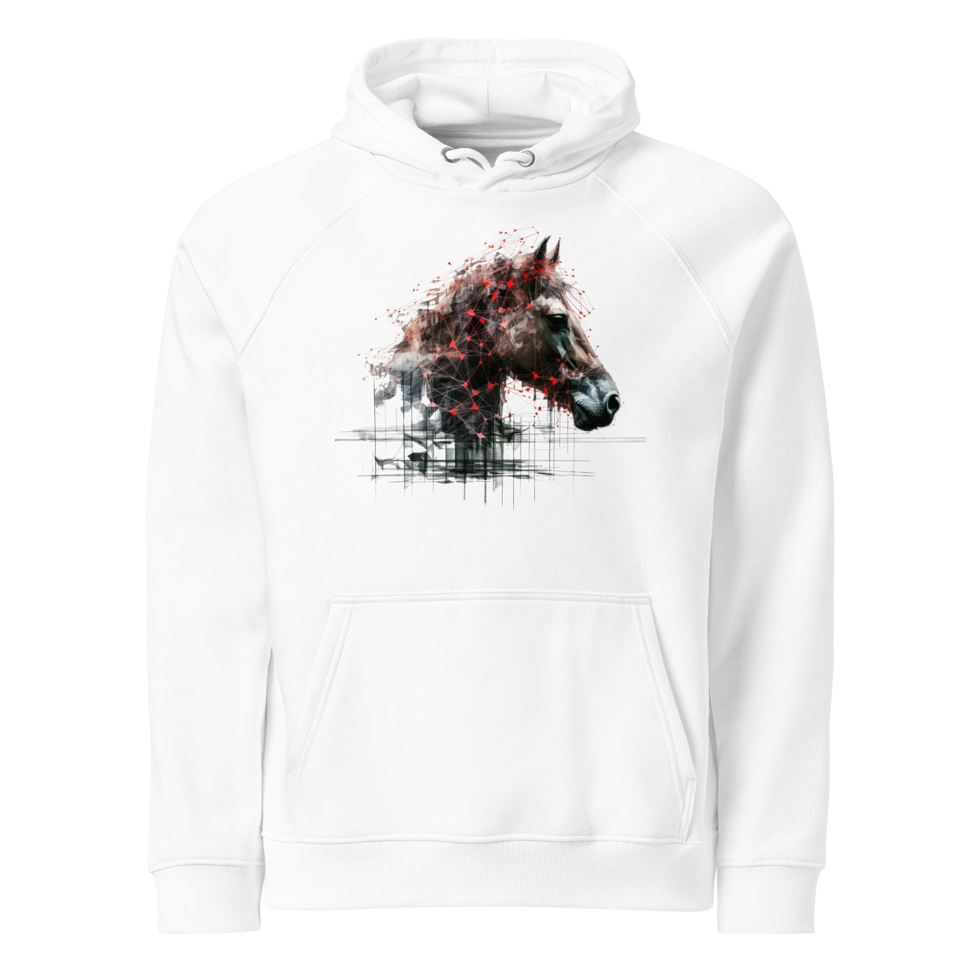 Hoodie - Frontprint - Pferd Grafik