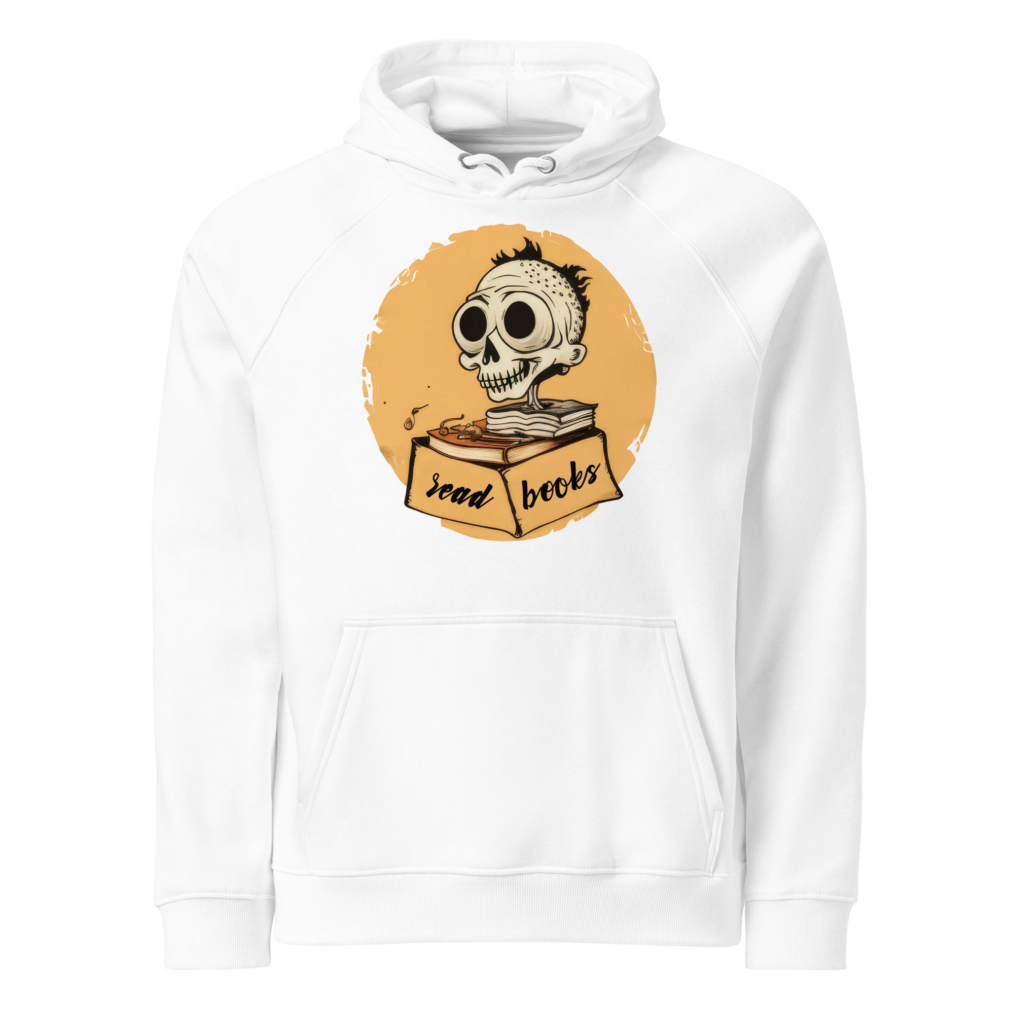 Hoodie - front print - read books