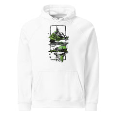 Hoodie - Green landscape in frames