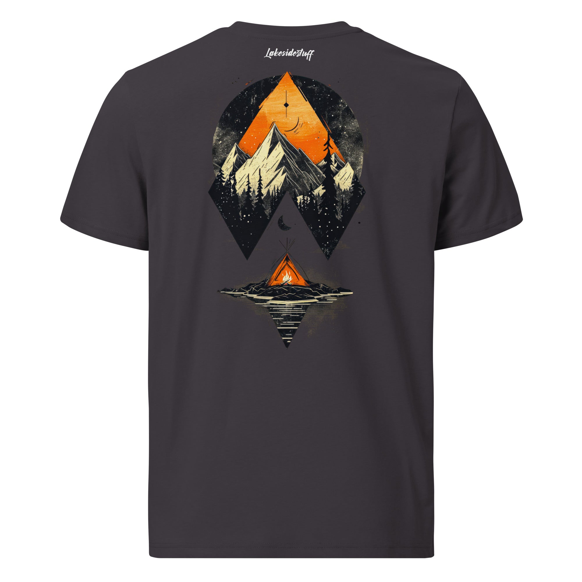 T-Shirt - Backprint - Camp under the moon