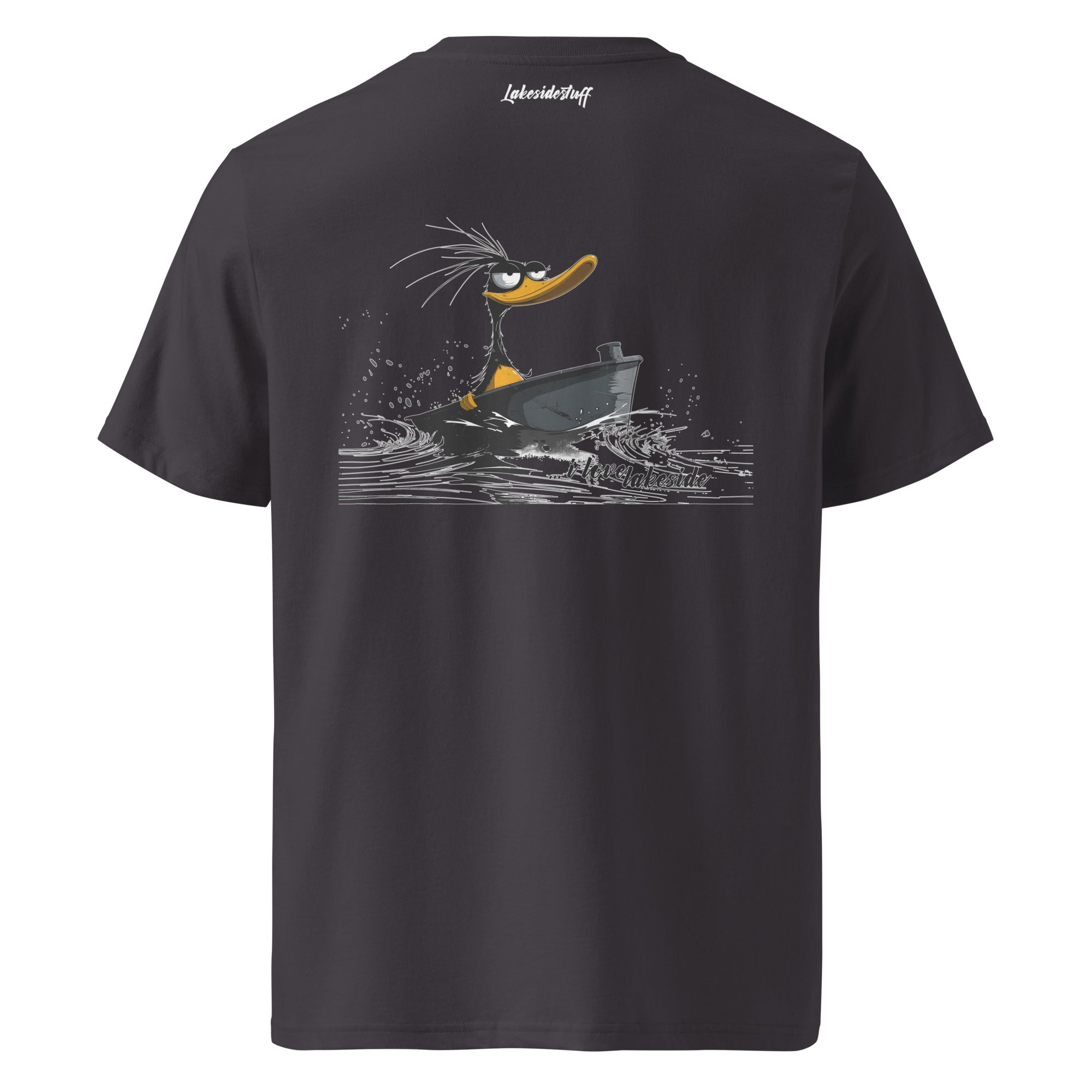 T-Shirt - Backprint - Duck in boat