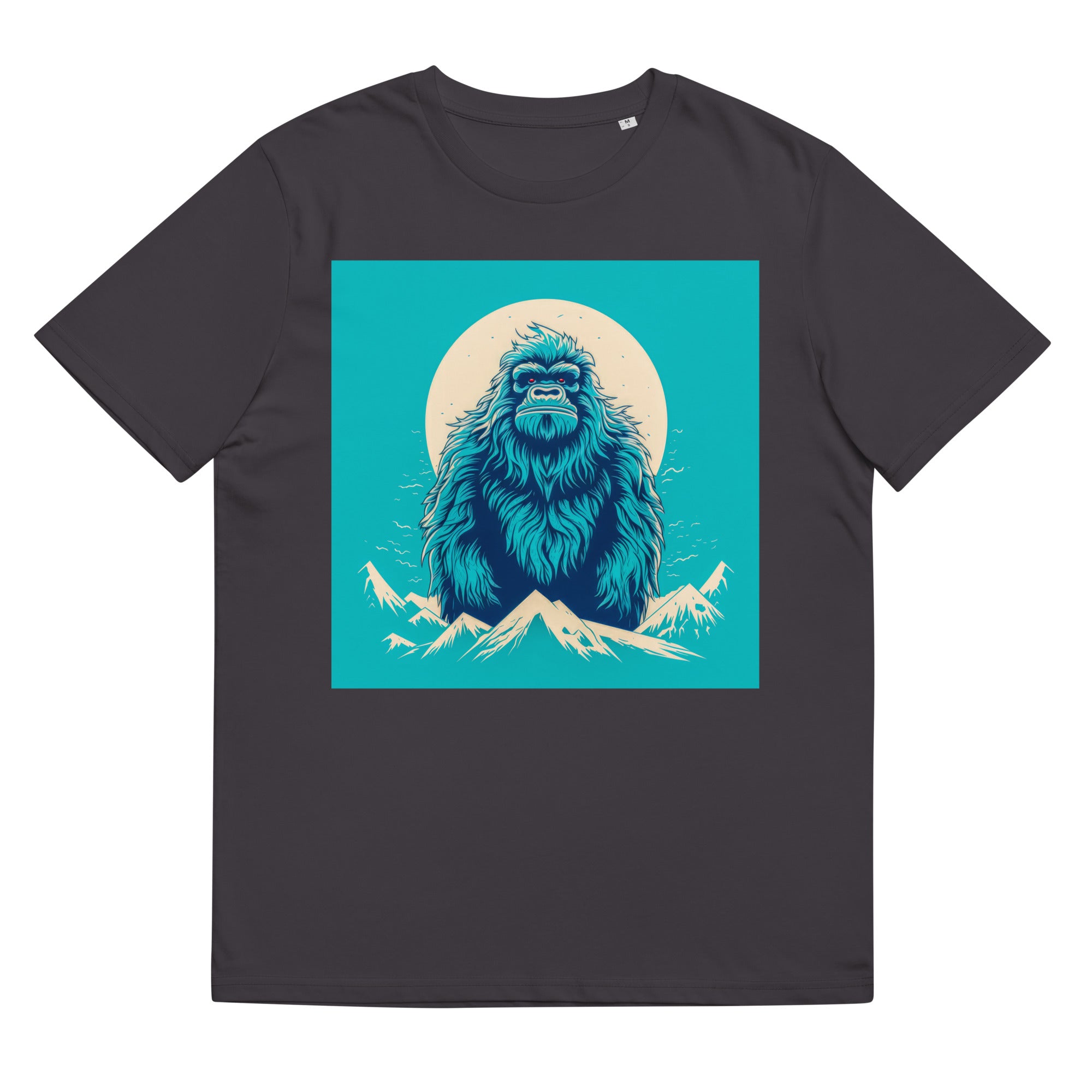 T-Shirt - Frontprint - Blauer Yeti