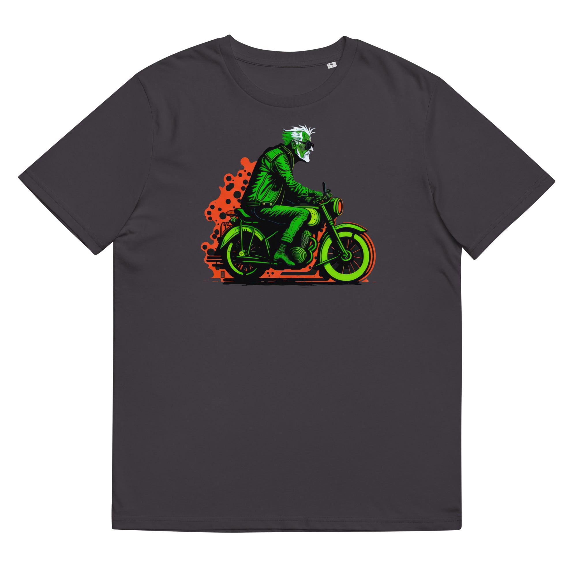 T-Shirt - Frontprint - Opa auf Motorrad