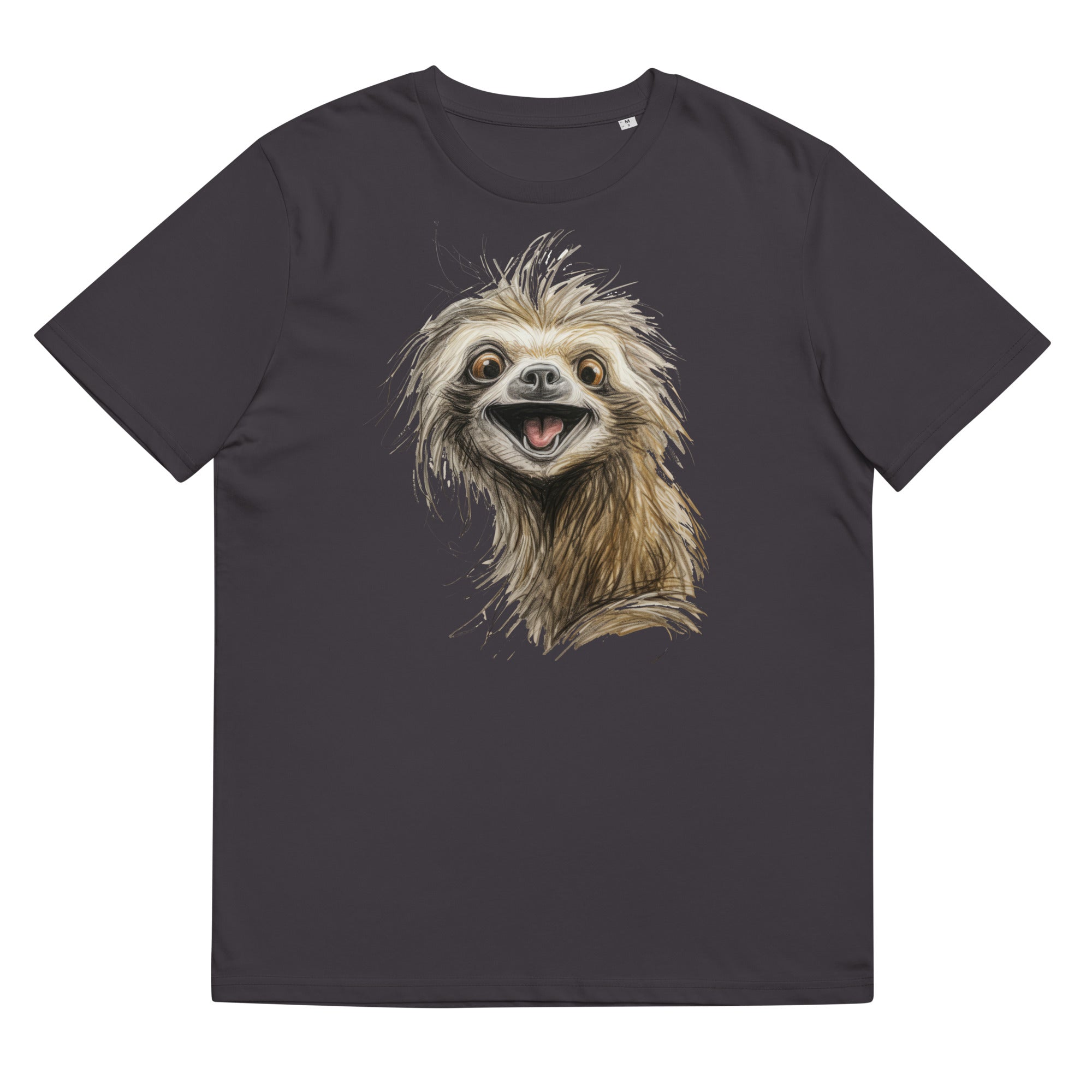 T-Shirt - Frontprint - Sloth Scribble