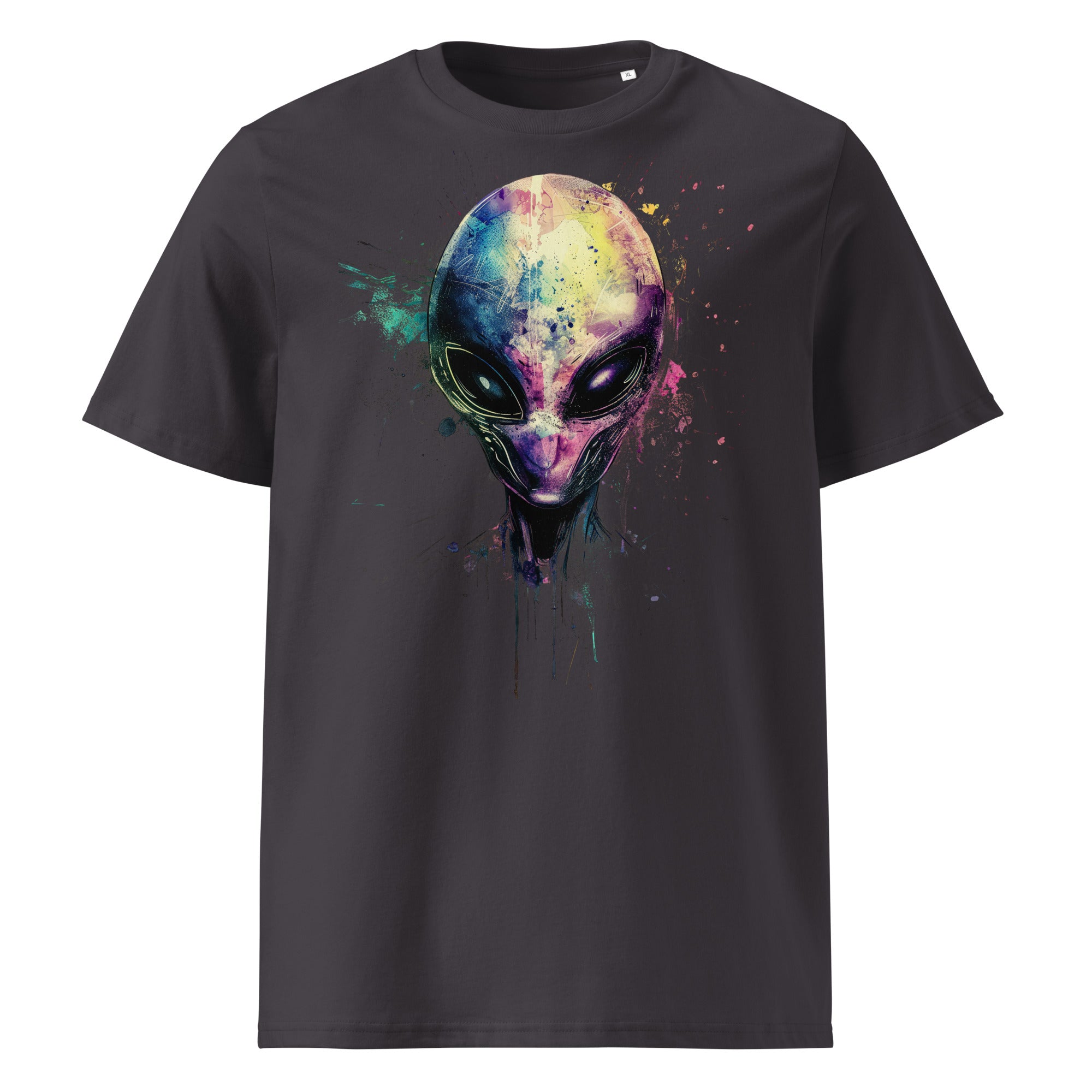 T-Shirt - Frontprint - Alien Head Colors