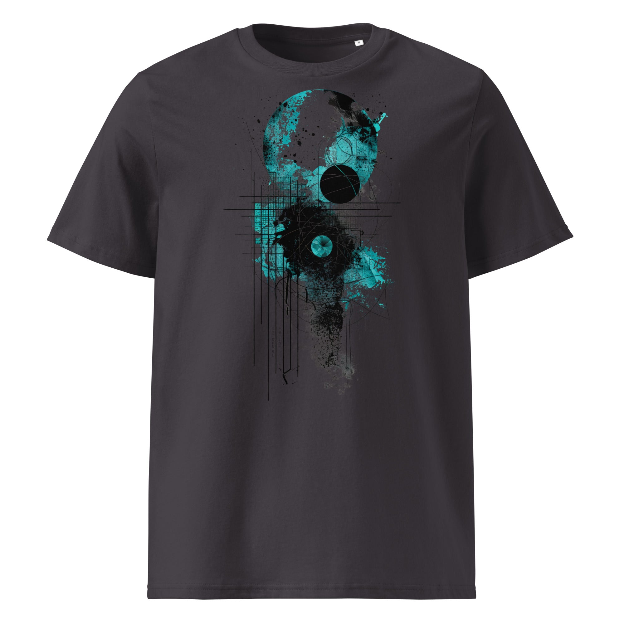 T-shirt - front print - Turquoise Moon