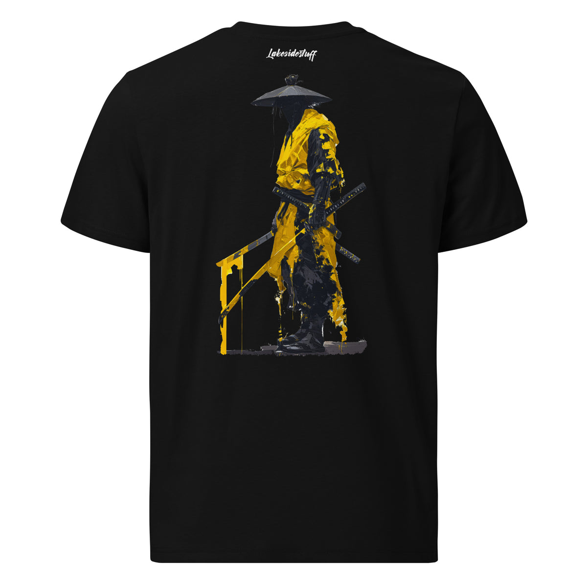 T-Shirt - Backprint - Yellow Samurai