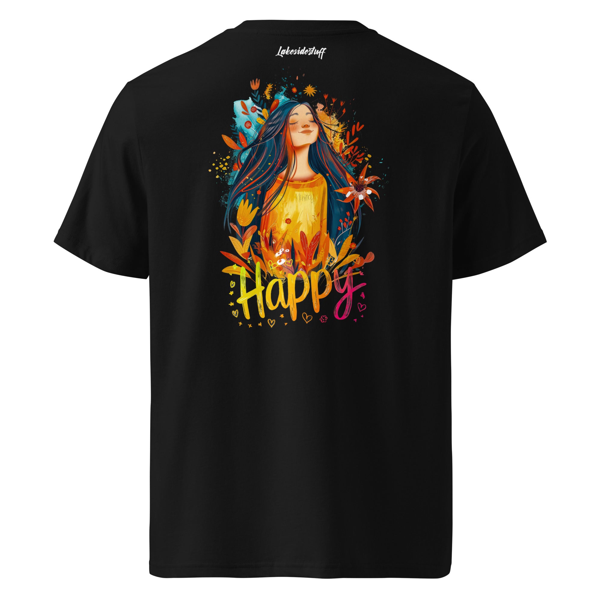 T-Shirt - Backprint - Happy Feelings
