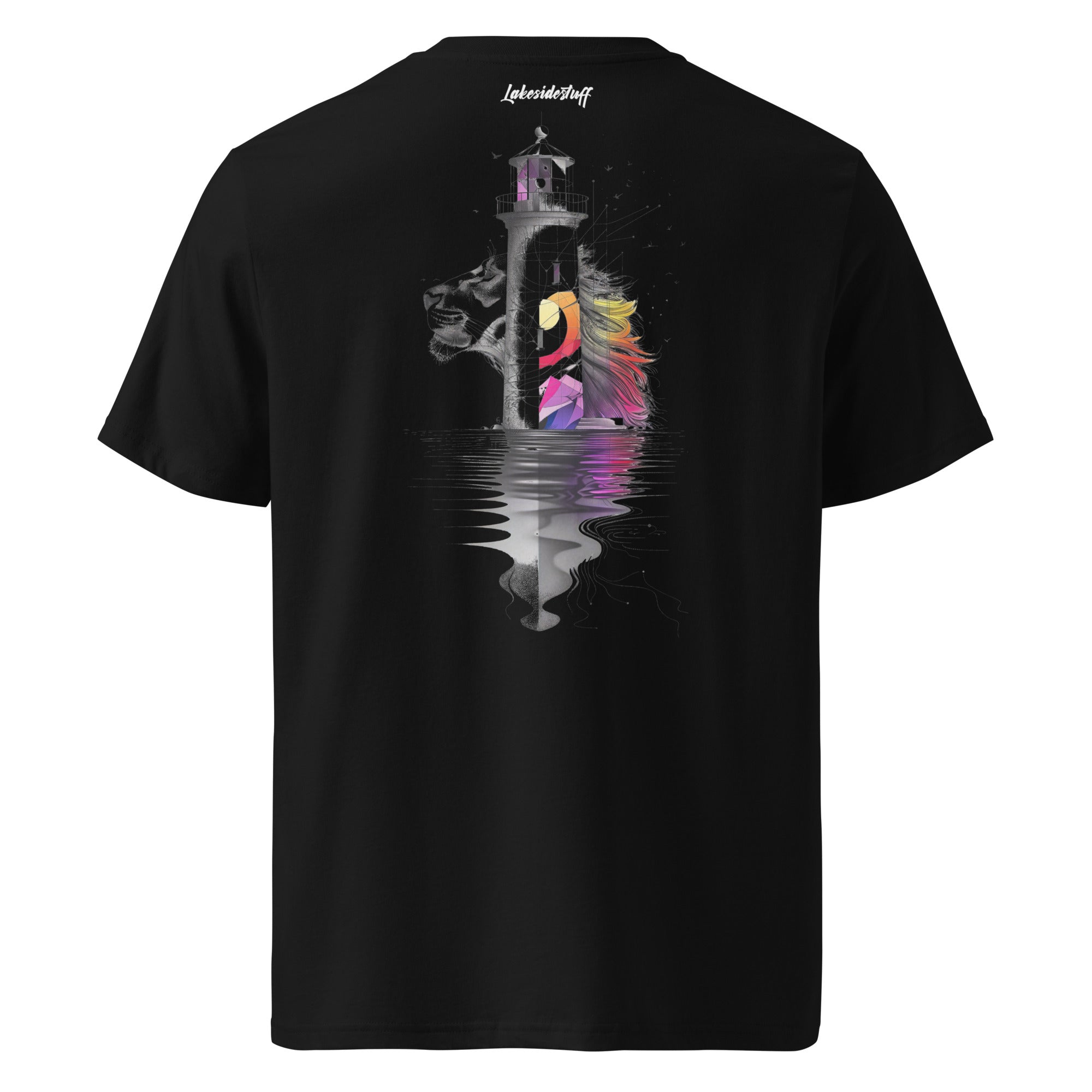 T-Shirt - Backprint - Lighthouse and Lion