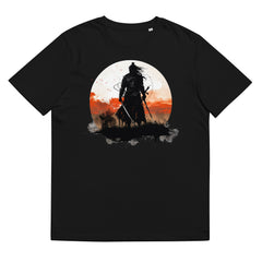 T-Shirt - Frontprint - Samurai Sonnenuntergang