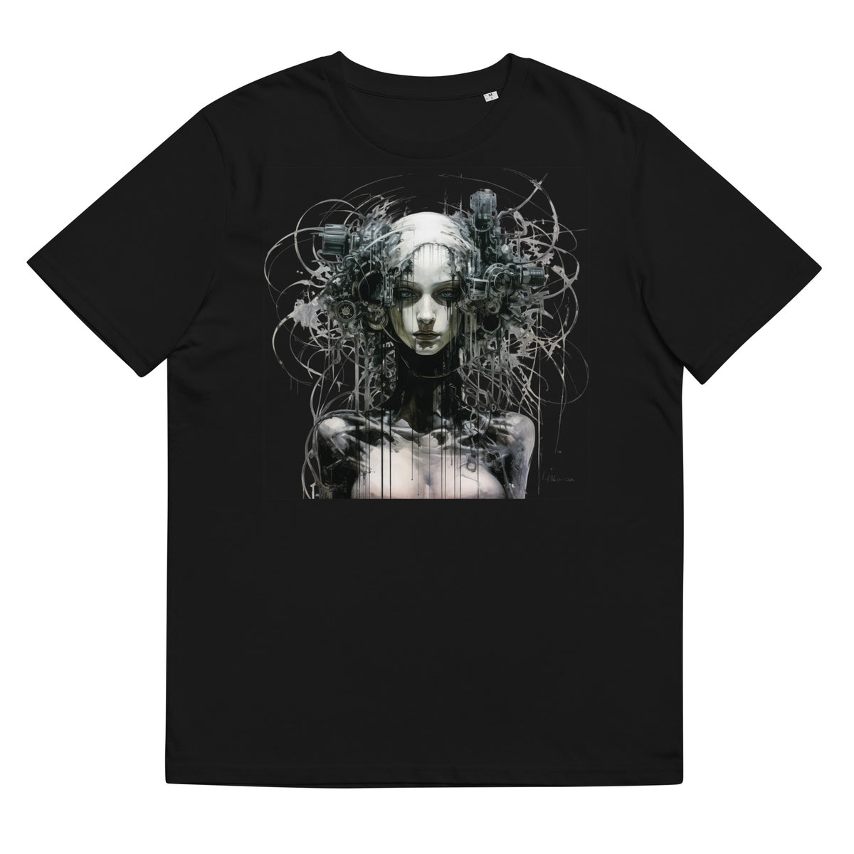 T-Shirt - Frontprint - Cyberpunk Frau