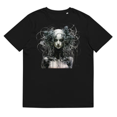 T-shirt - front print - cyberpunk woman