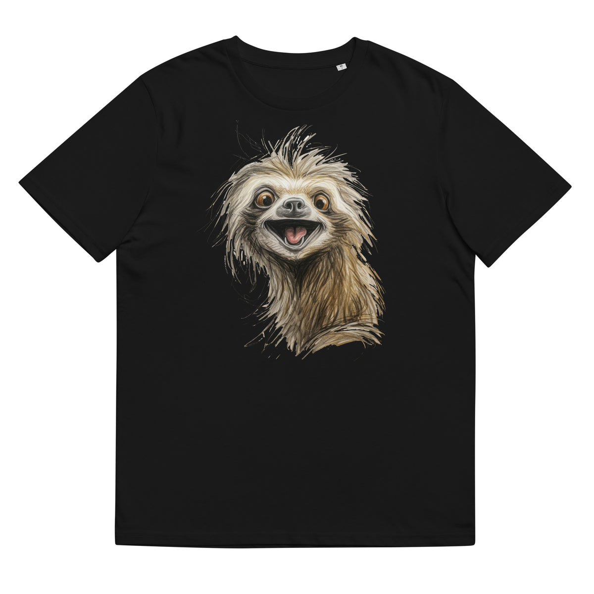 T-Shirt - Frontprint - Sloth Scribble