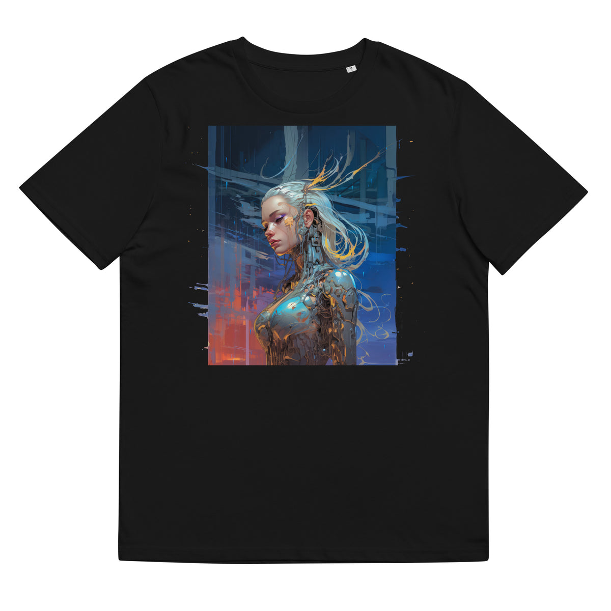 T-shirt - front print - Cyberpunk Lady