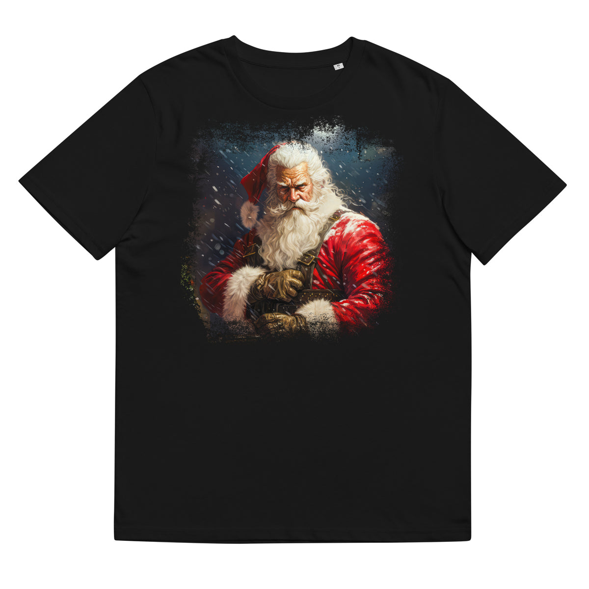 T-Shirt - Frontprint - Snowstorm Santa