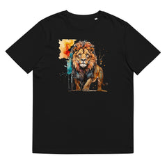 T-Shirt - Frontprint - Lion watercolor