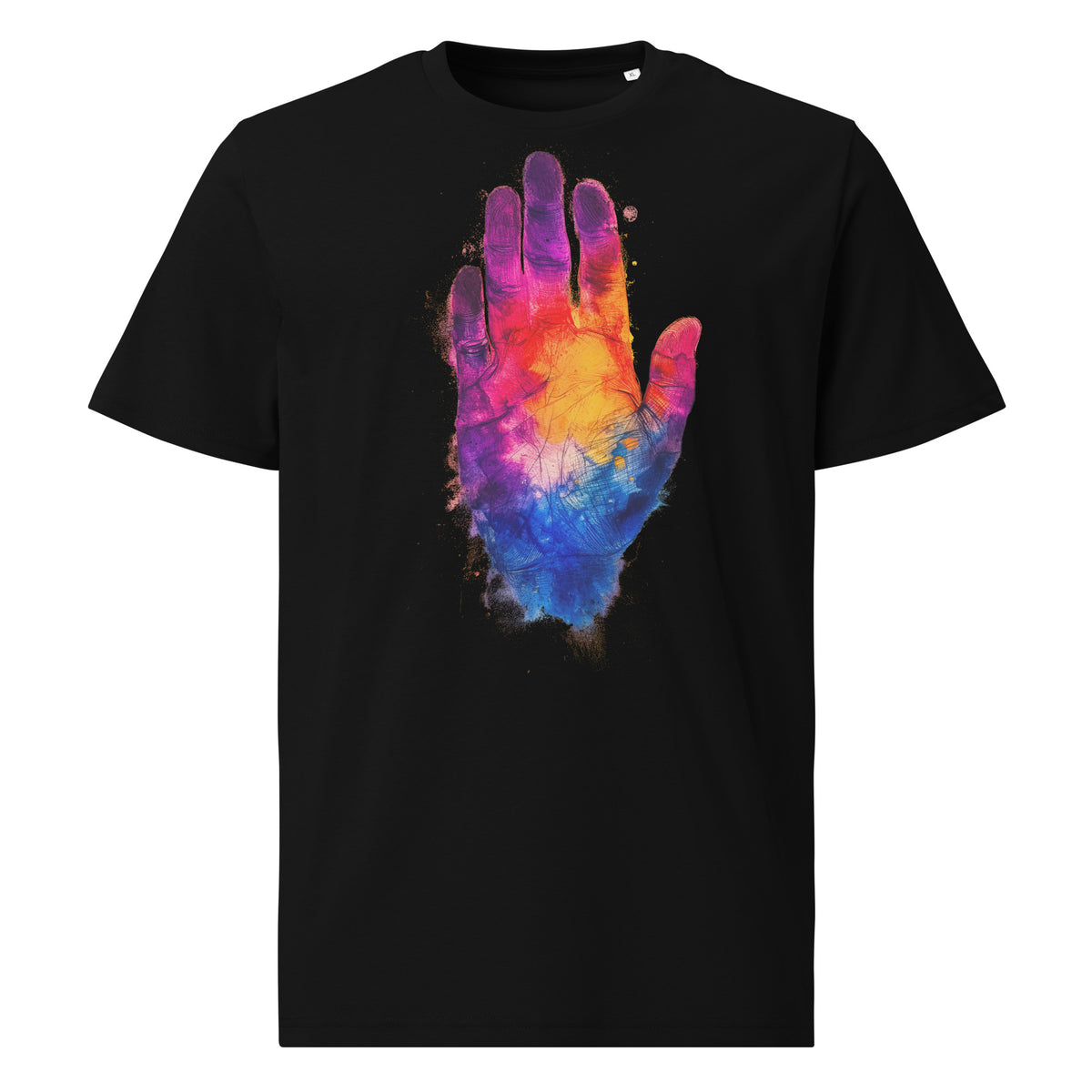 T-Shirt - Frontprint - Colorful Hand