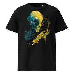 T-Shirt - Frontprint - Alien Head Yellow