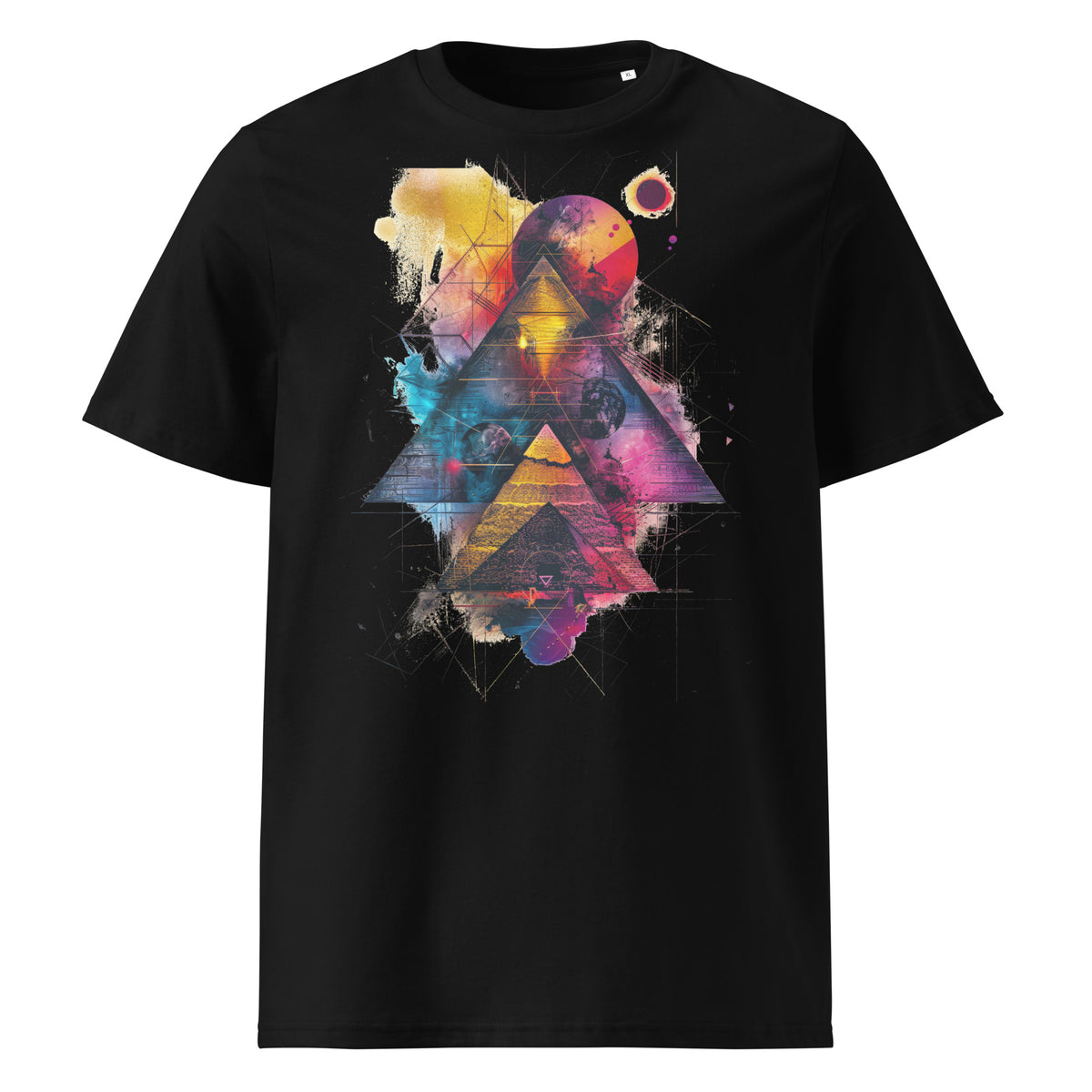 T-Shirt - Frontprint - Pyramides in Color