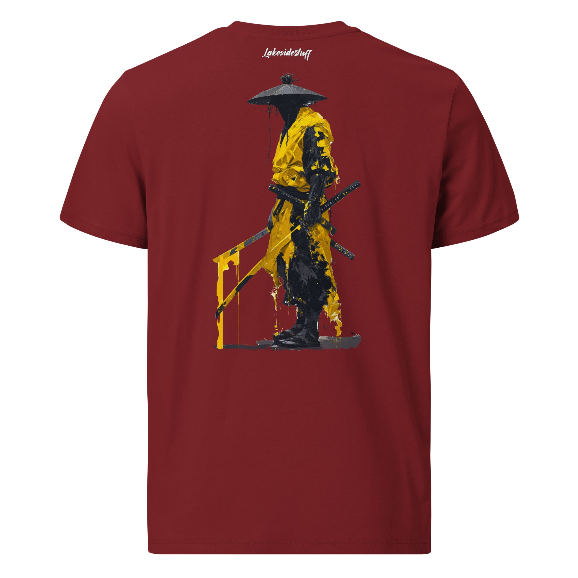 T-Shirt - Backprint - Yellow Samurai