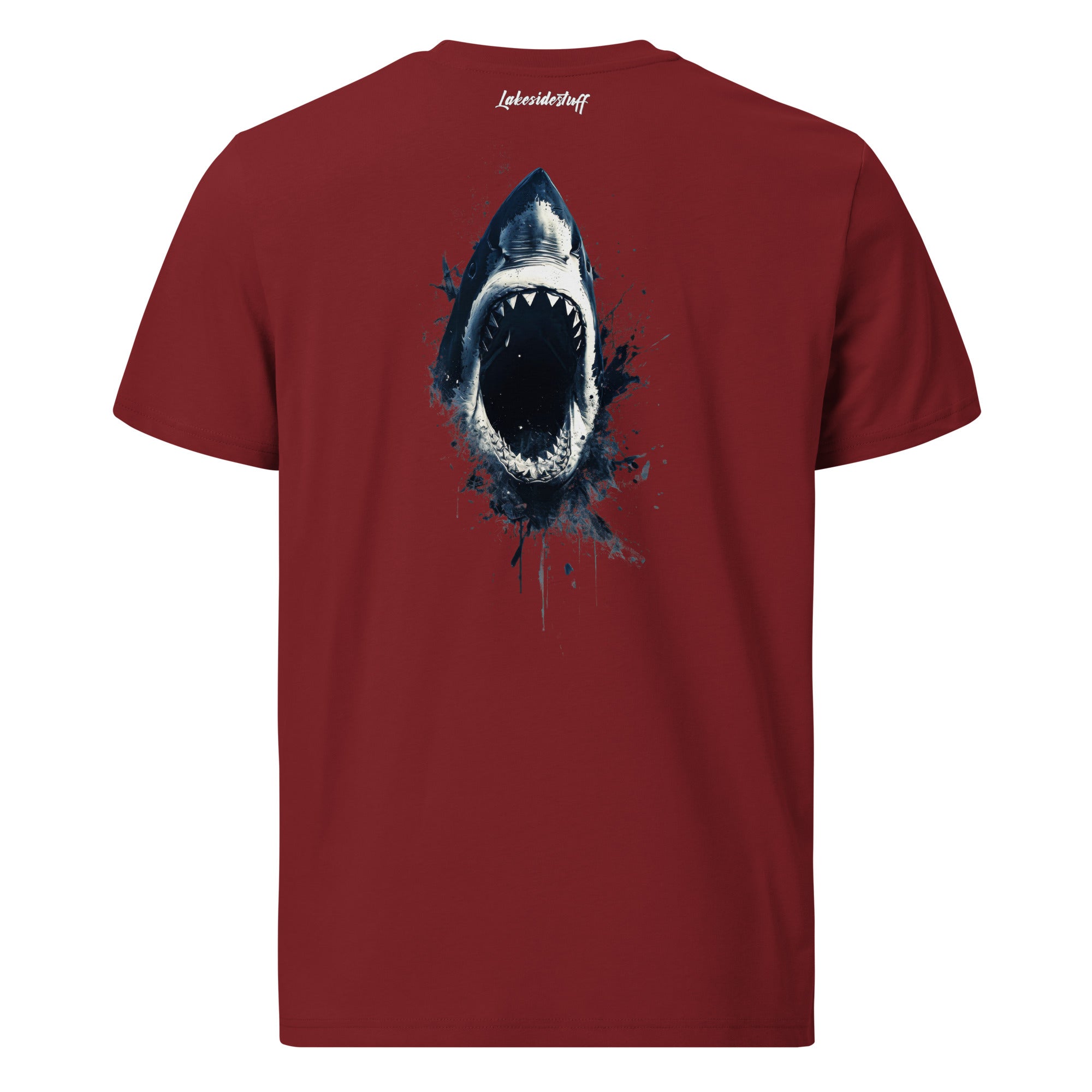 T-Shirt - Backprint - Shark attack