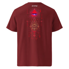 T-Shirt - Backprint - Purple Symbols