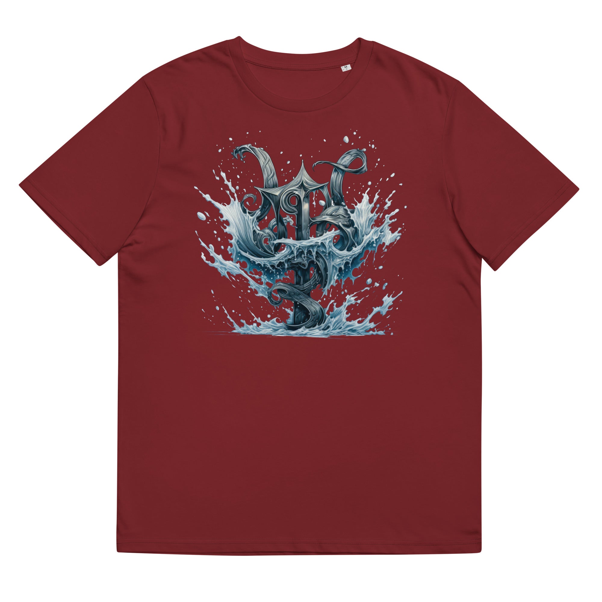 T-Shirt - Frontprint - Wikinger Rune mit Wasser