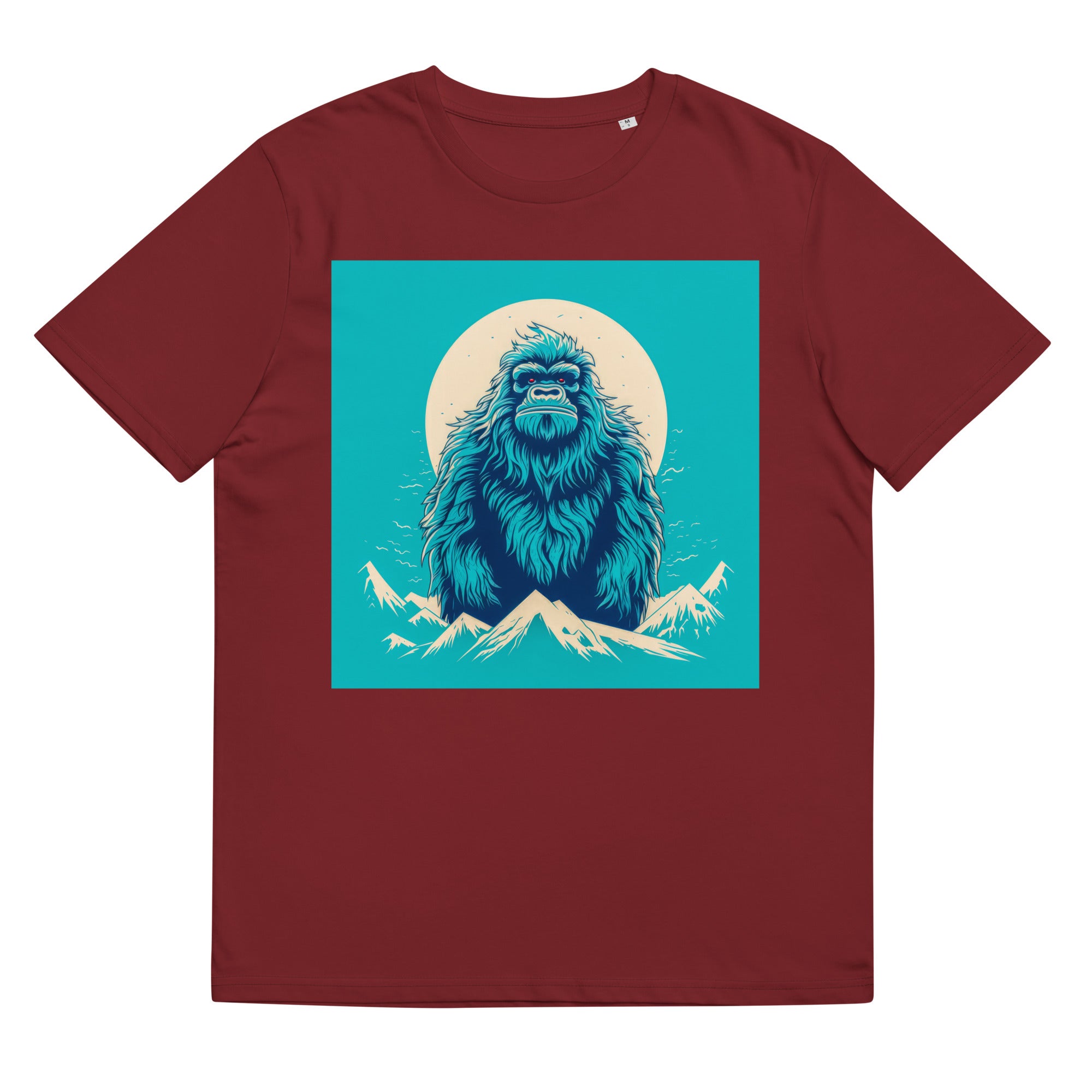 T-Shirt - Frontprint - Blauer Yeti