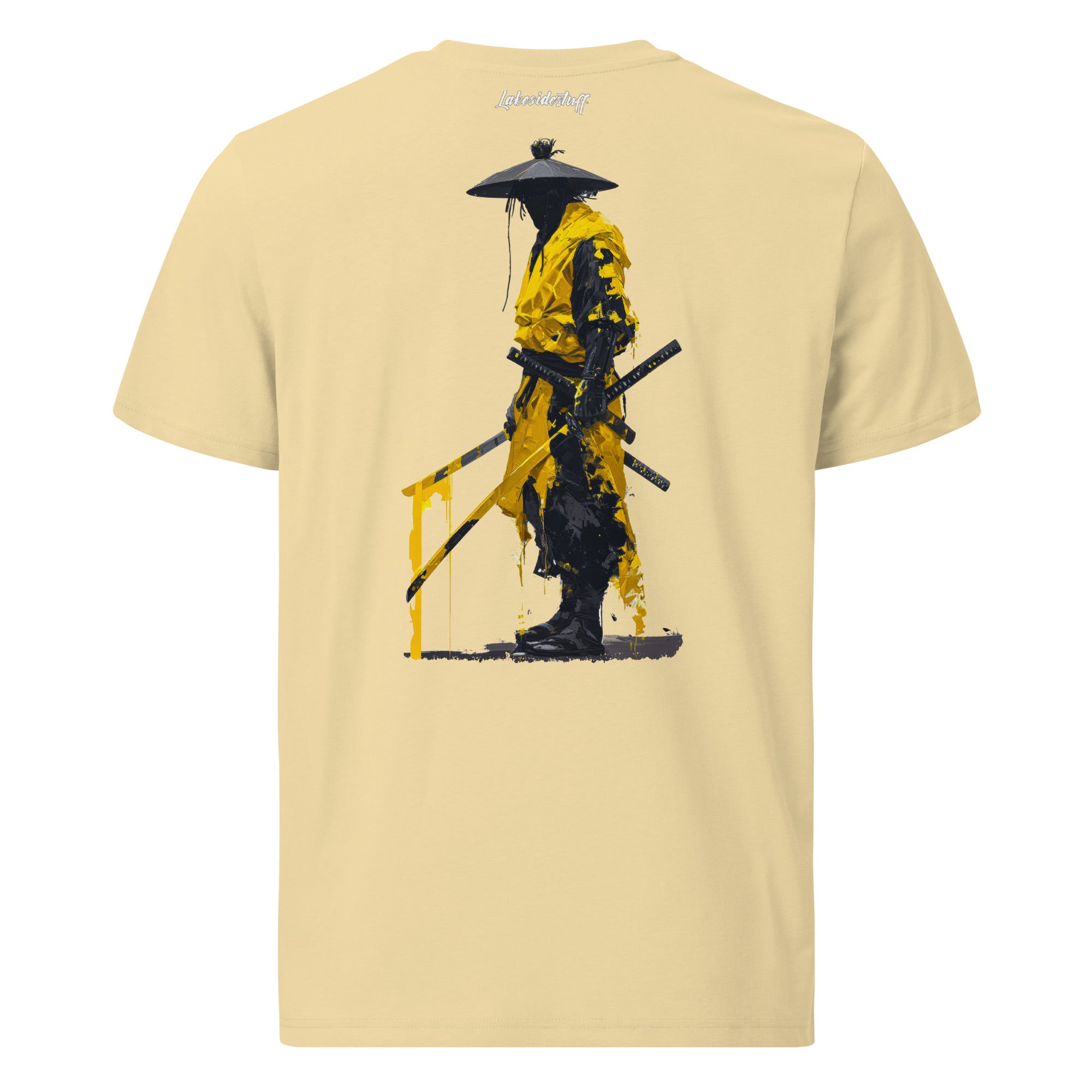 T-Shirt - Backprint - Yellow Samurai