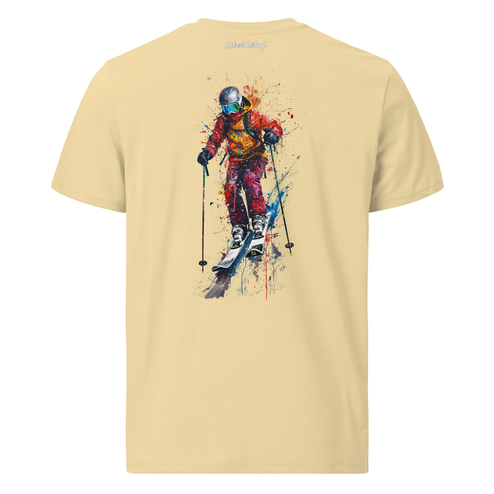 T-Shirt - Backprint - Skier