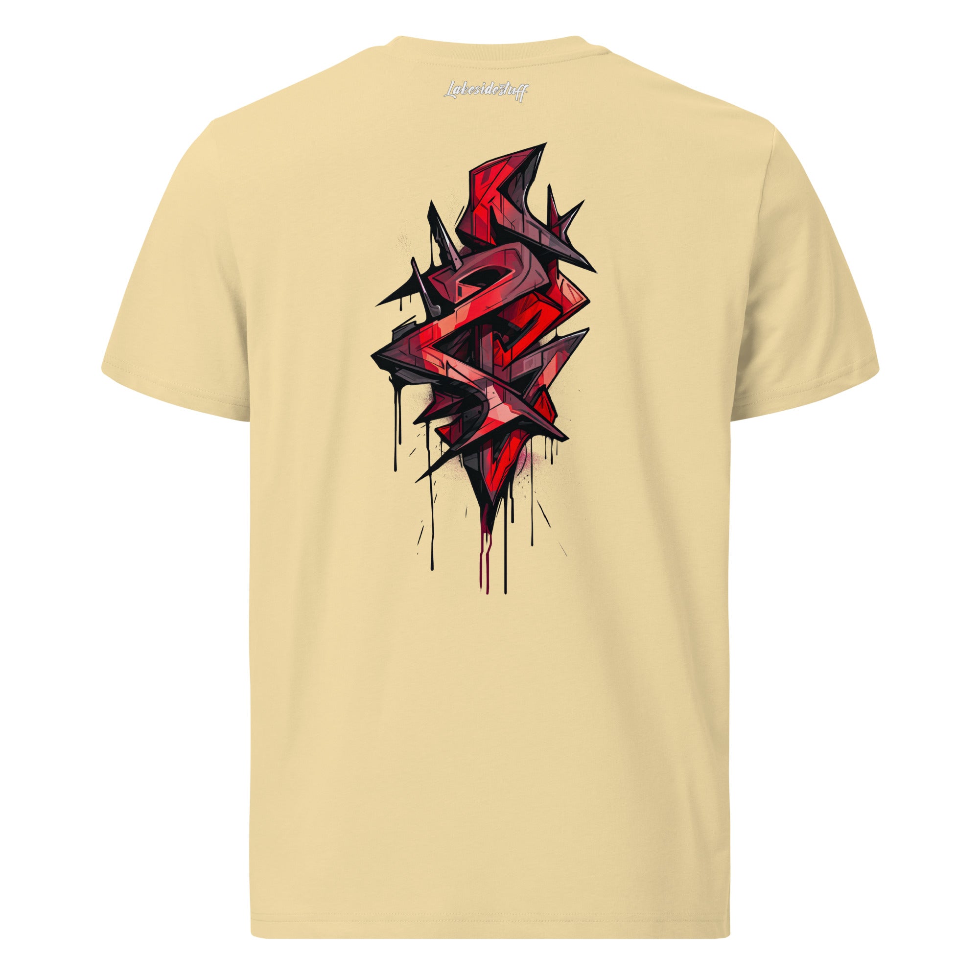 T-Shirt - Backprint - Graffiti red