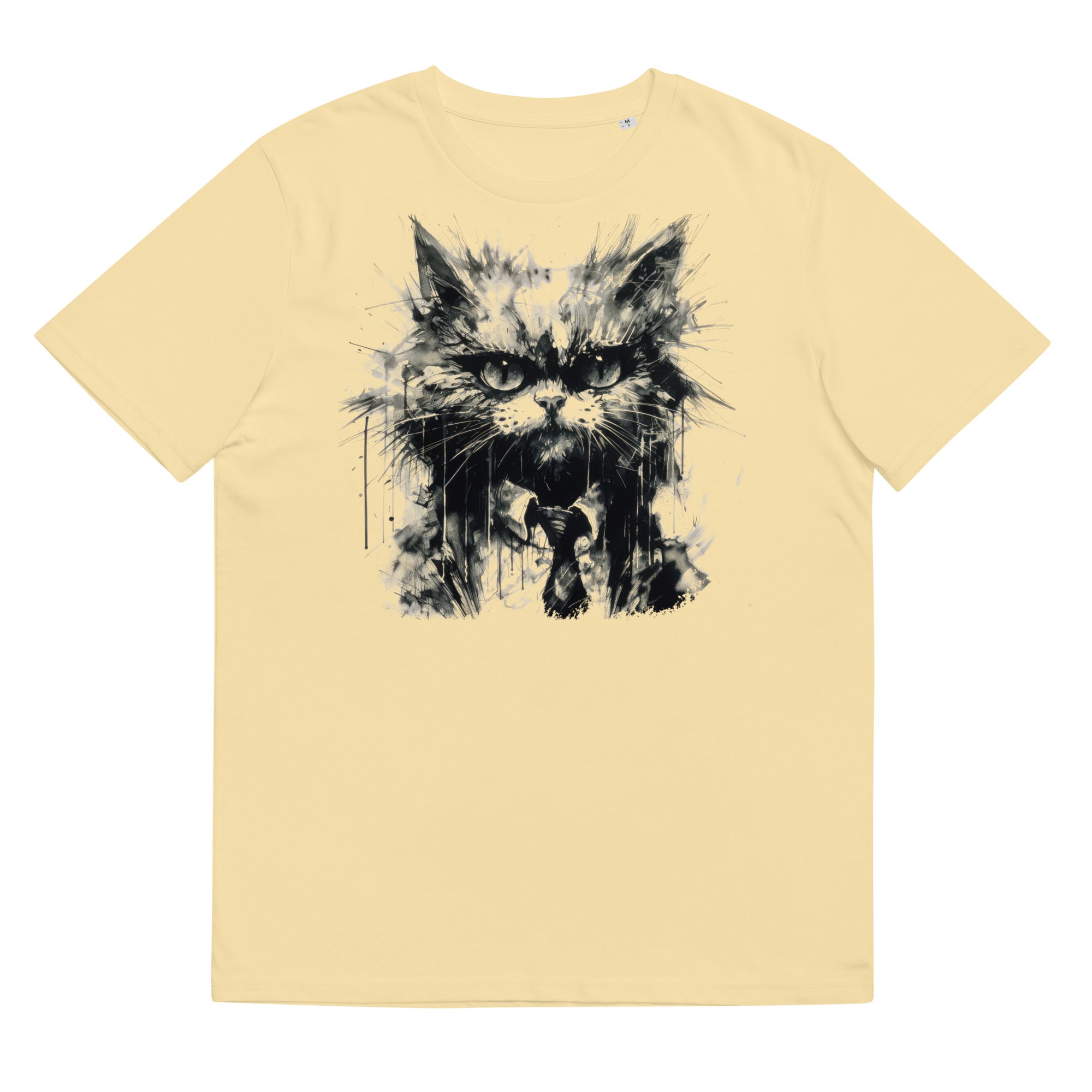 T-Shirt - Frontprint - Mürrische Katze