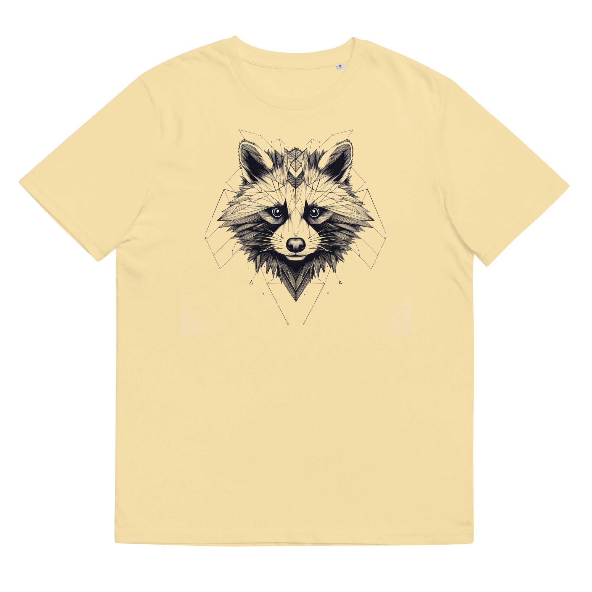 T-Shirt - Frontprint - Waschbär - Line Art