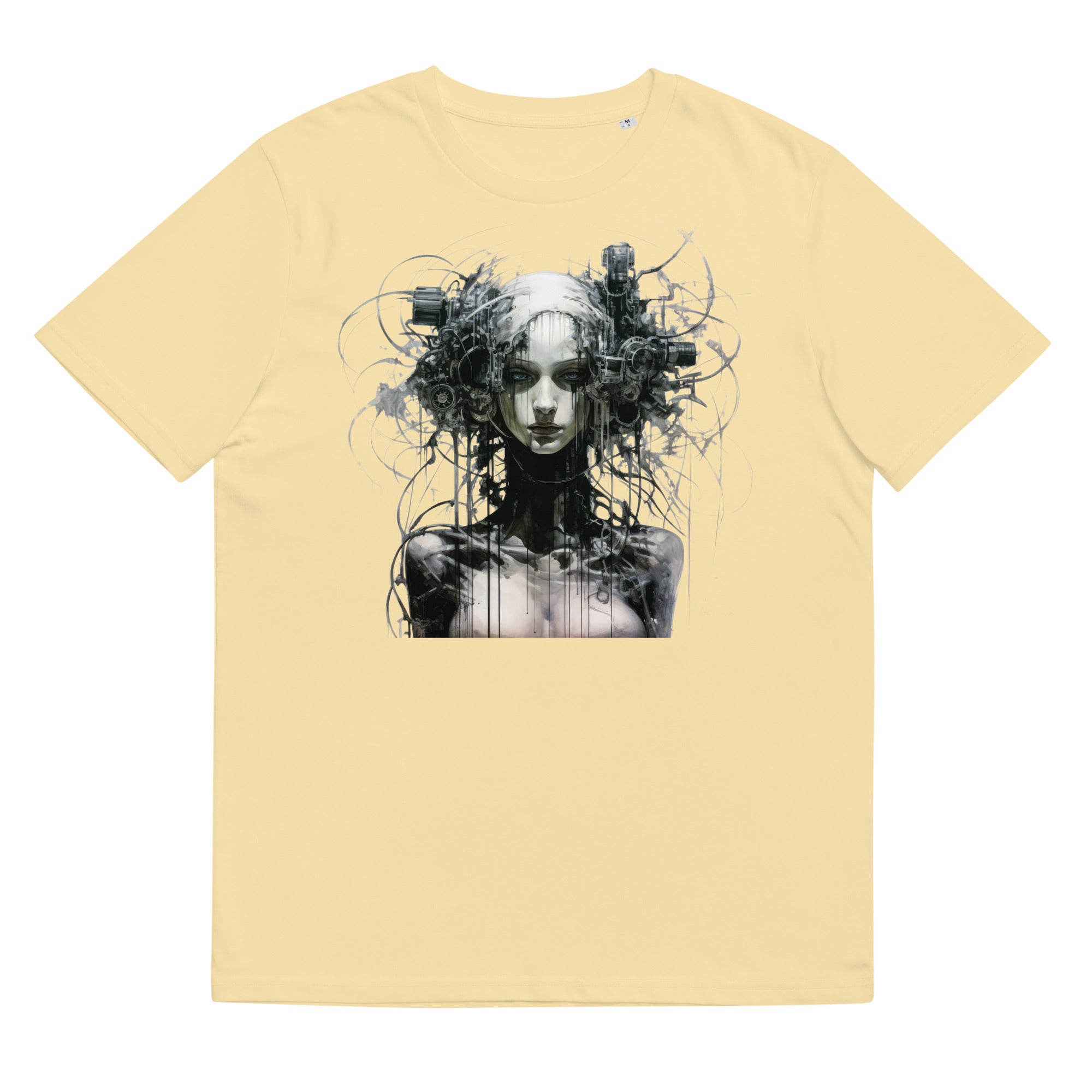 T-shirt - front print - cyberpunk woman