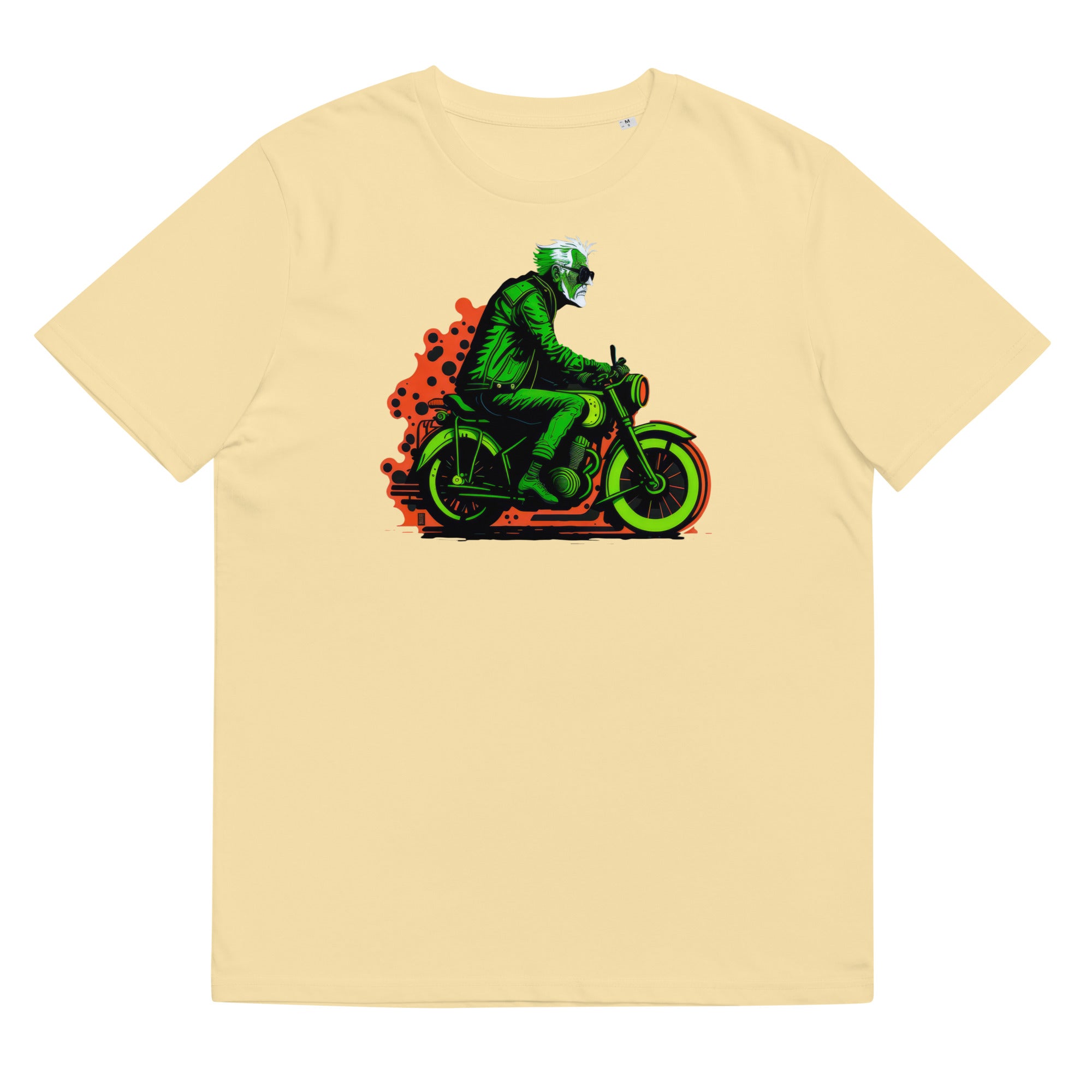 T-Shirt - Frontprint - Opa auf Motorrad